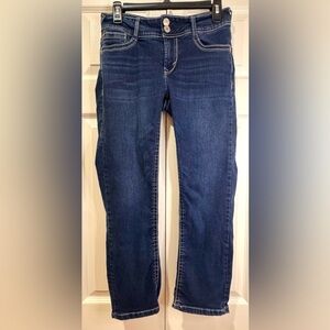 WallFlower The Luscious Curvy Fit Ankle Jeans 7  Dark Blue